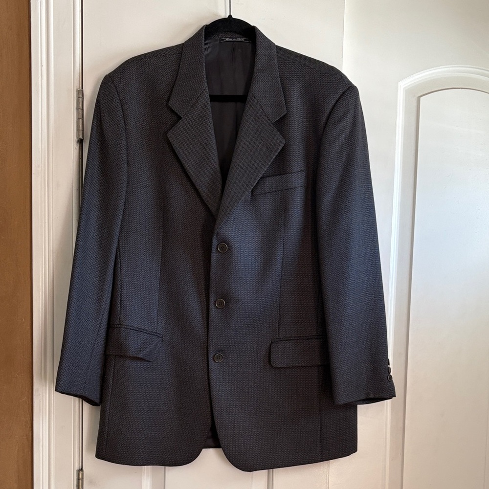 Zanella Charcoal Blazer for Men